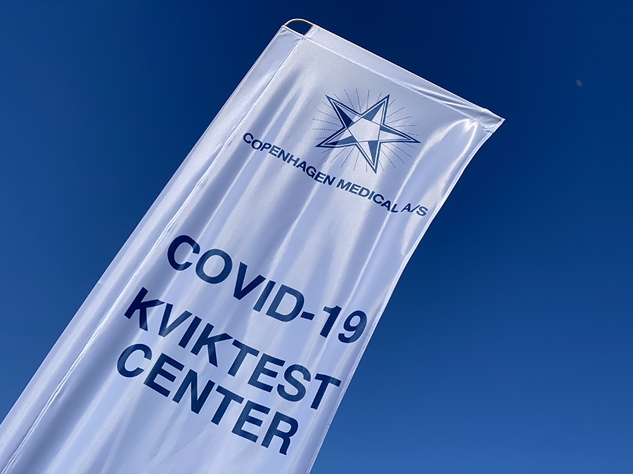 Covid-19 kviktest center (Foto: Torben Ager)